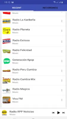 Radio Peru Fm Online android App screenshot 2